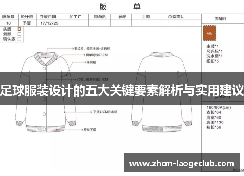 足球服装设计的五大关键要素解析与实用建议